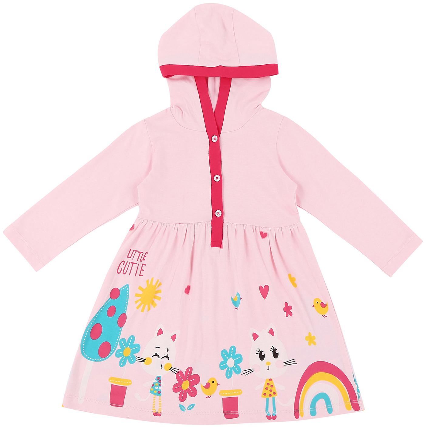 

Pantaloons Baby Baby girl Cotton Printed Princess frock - Pink