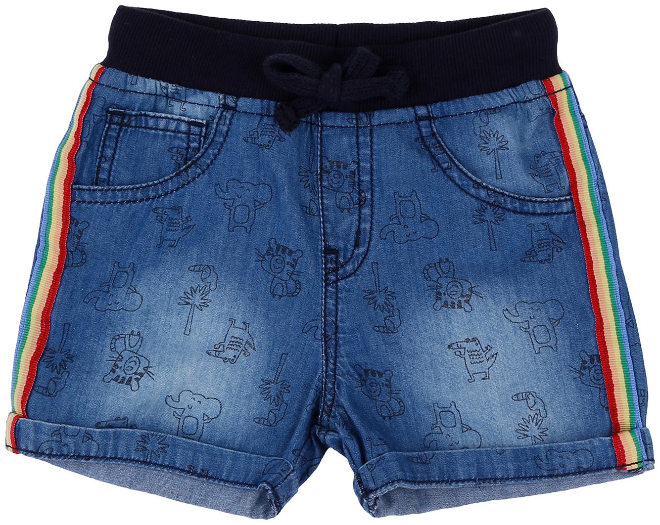 

Pantaloons Baby Baby boy Cotton Printed Shorts - Blue