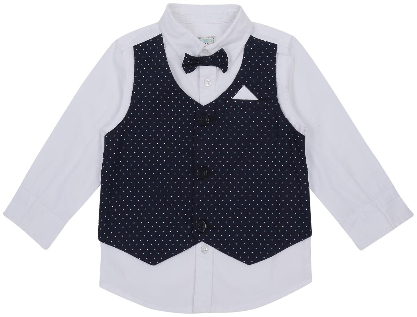 

Pantaloons Baby Cotton Solid Shirt for Baby Boy - White
