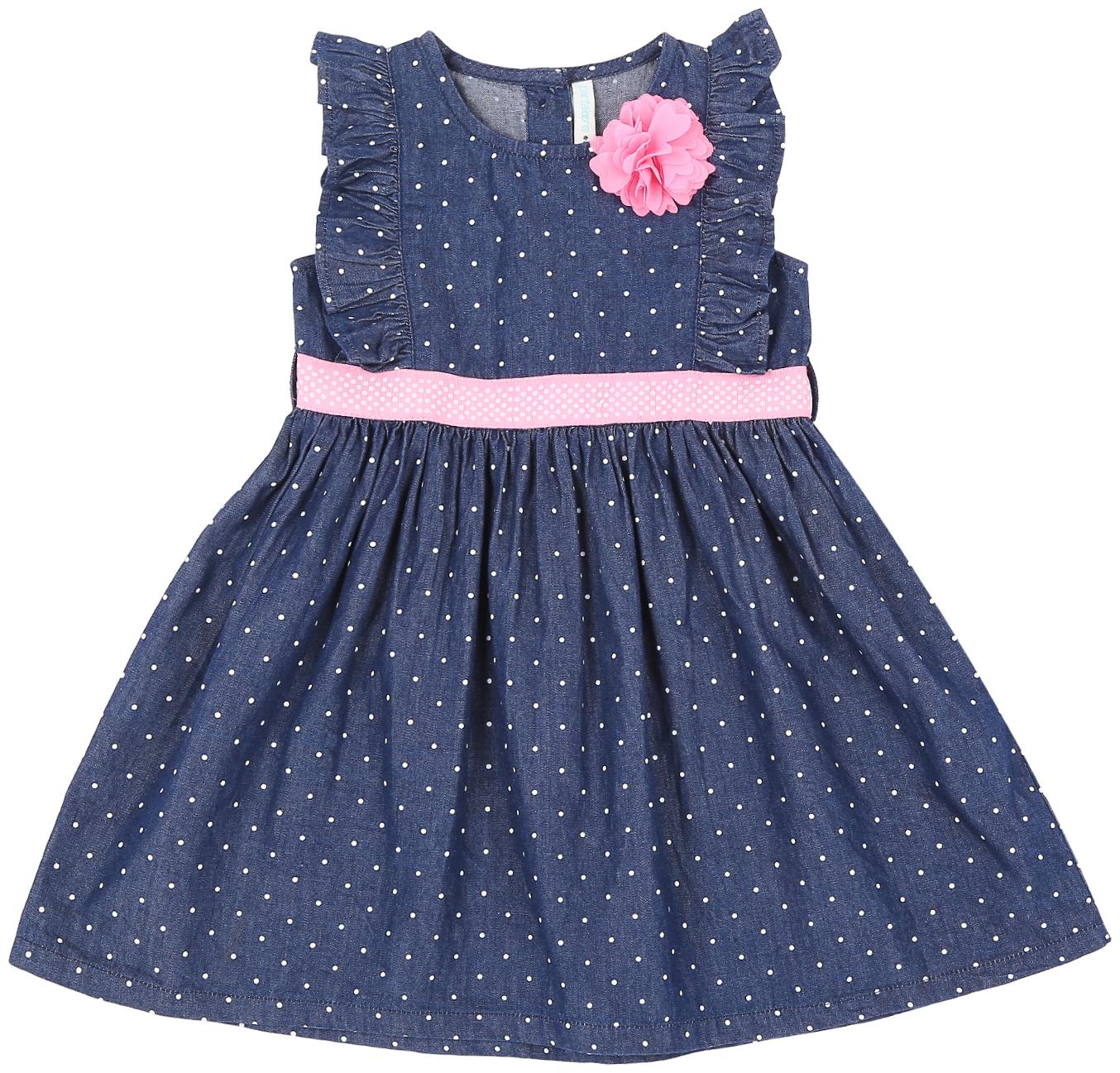 

Pantaloons Baby Baby girl Cotton Polka dots Princess frock - Blue