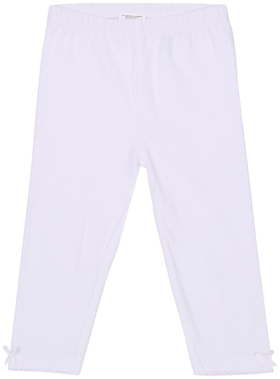 

Pantaloons Baby Baby girl Cotton Solid Leggings - White