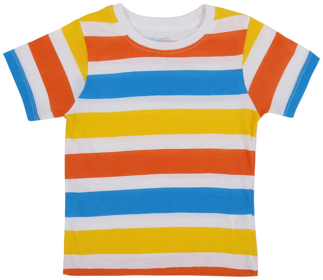 

Pantaloons Baby Cotton Striped T shirt for Baby Boy - Multi
