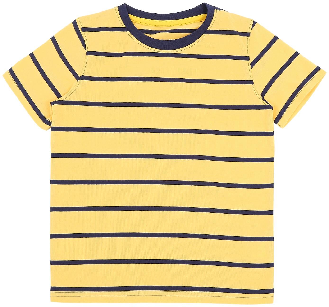 

Pantaloons Junior Boy Cotton Striped T-shirt - Yellow