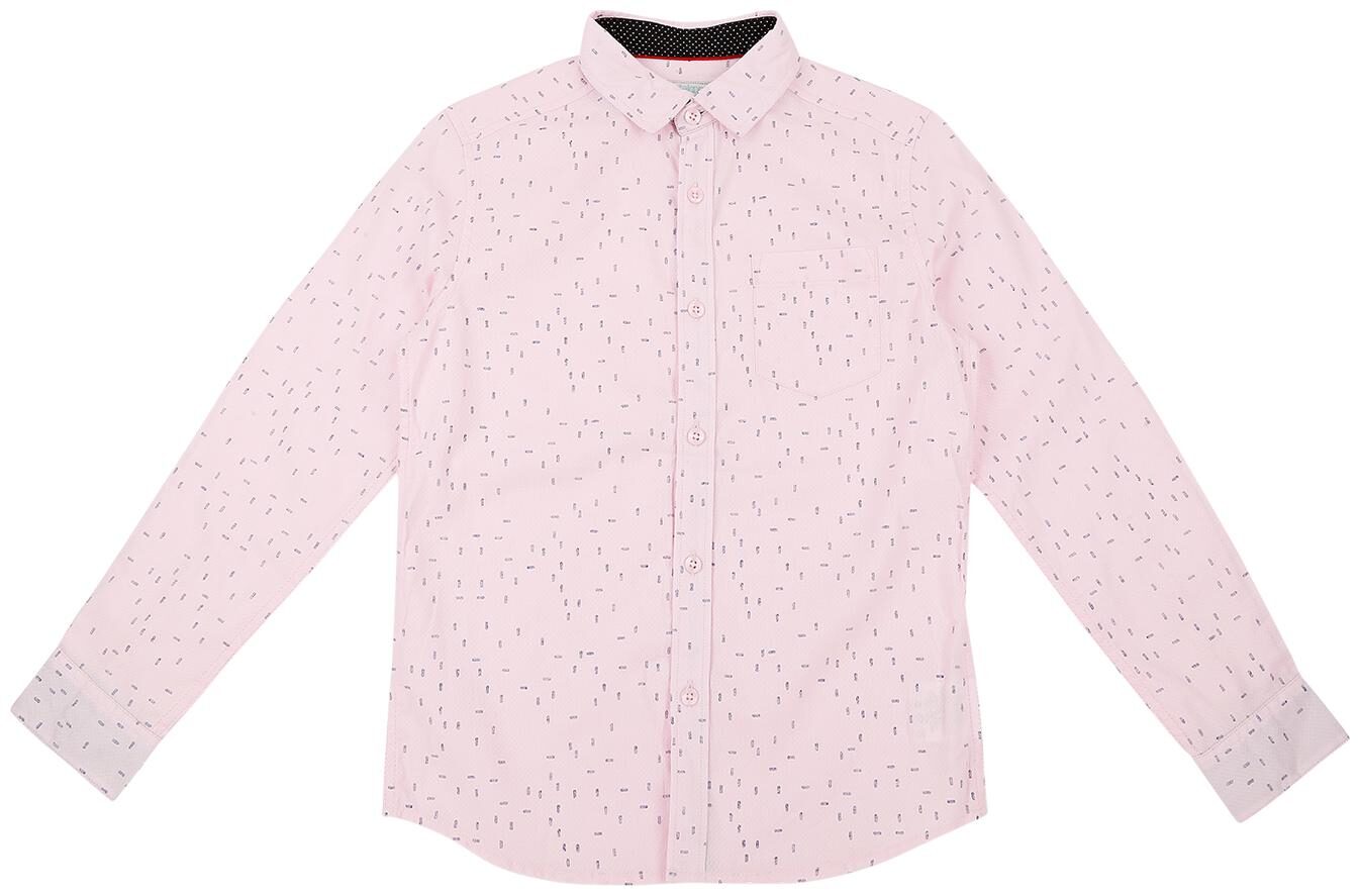 

Pantaloons Junior Boy Cotton Printed Shirt Pink
