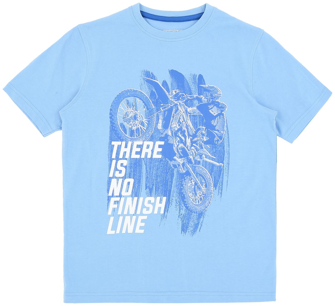 

Pantaloons Junior Boy Cotton Printed T-shirt - Blue