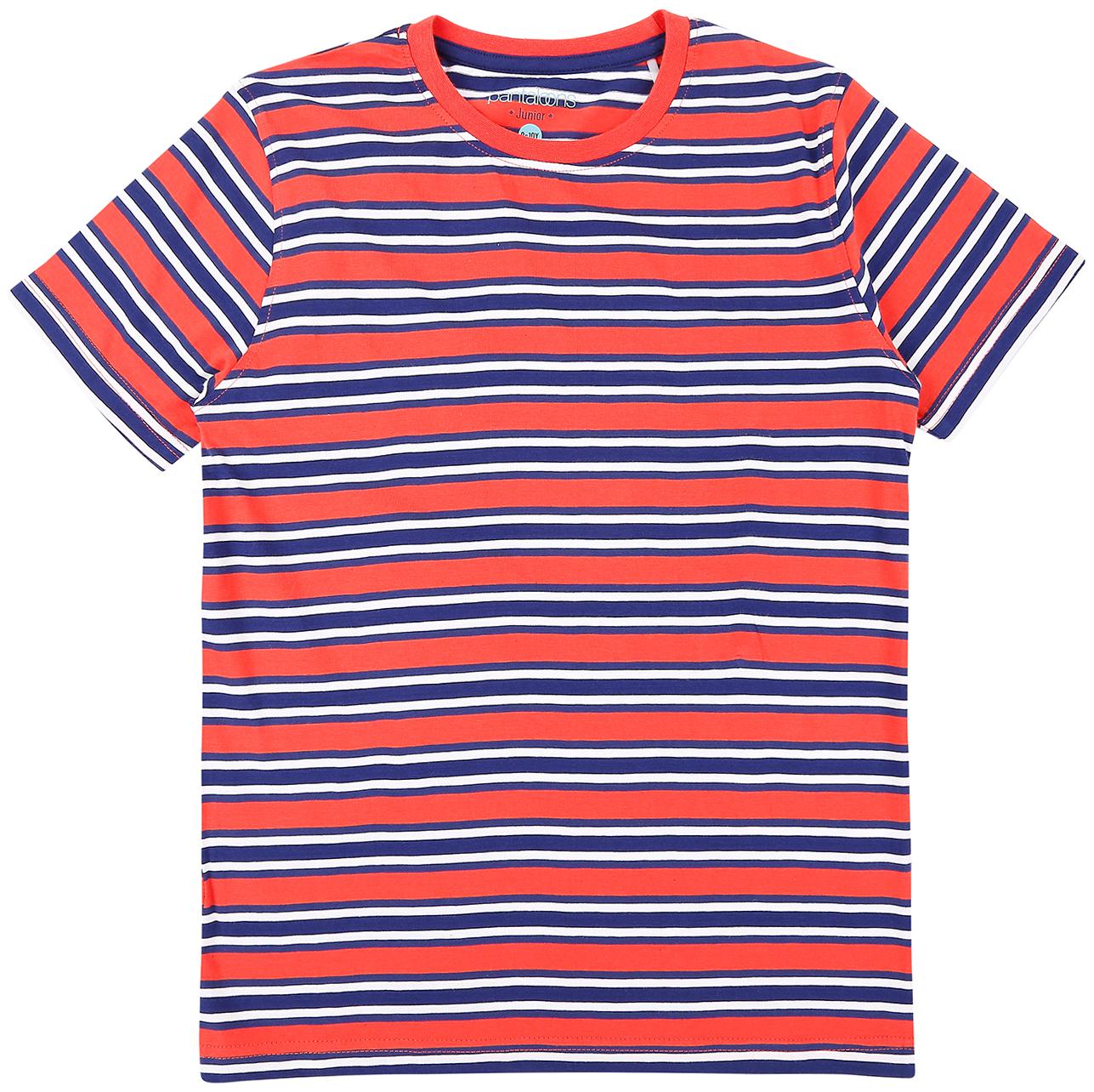 

Pantaloons Junior Boy Cotton Striped T-shirt - Multi