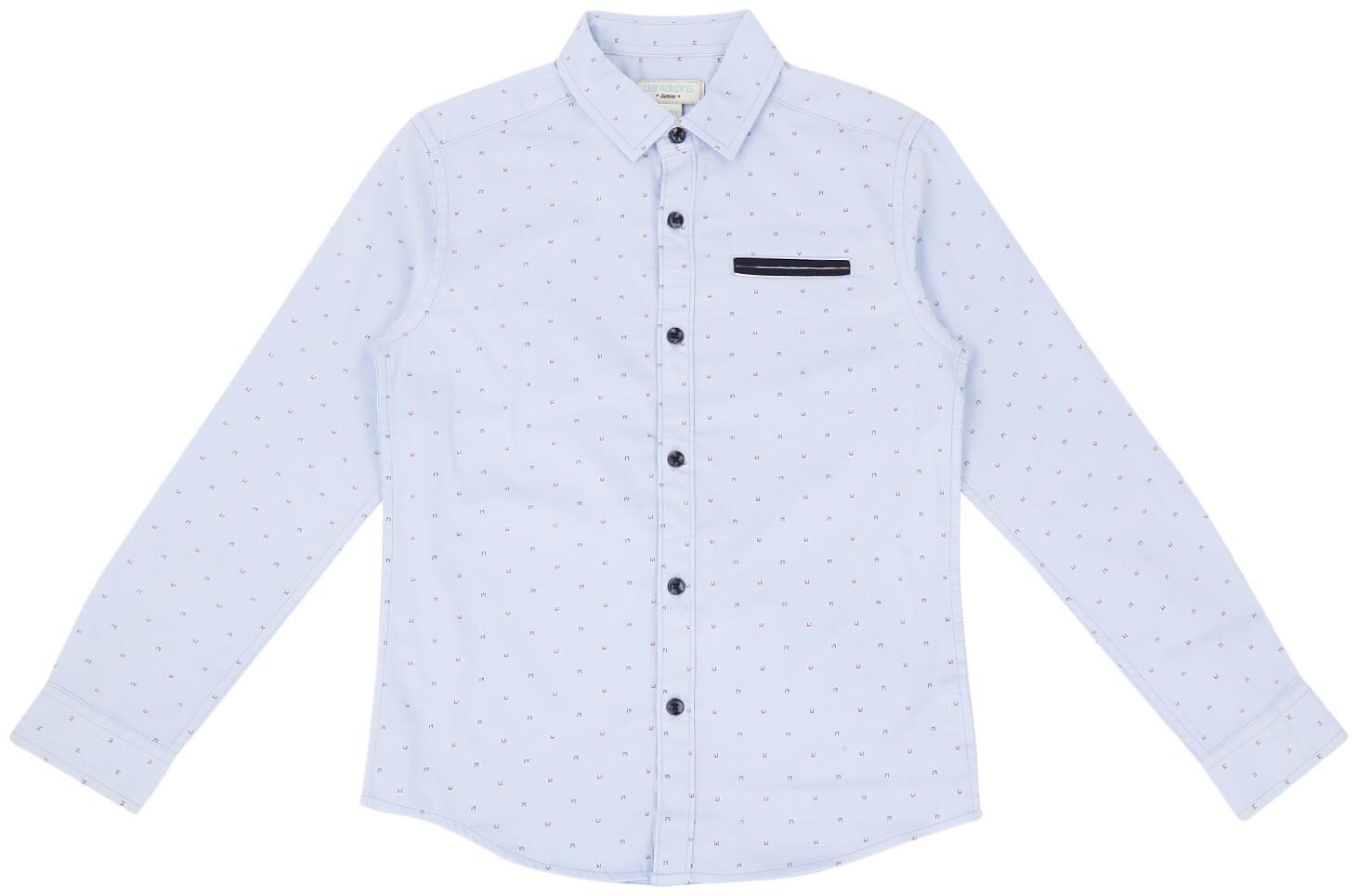 

Pantaloons Junior Boy Cotton Printed Shirt Blue