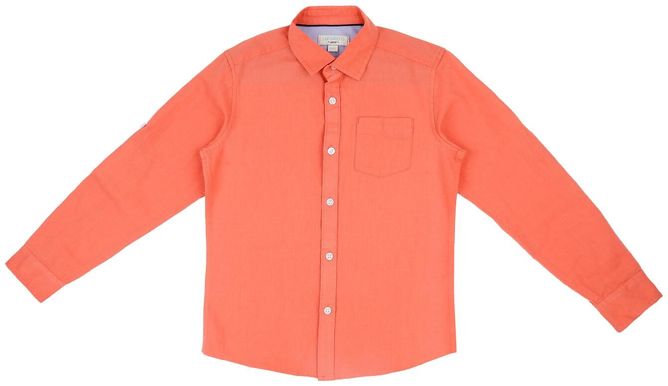 

Pantaloons Junior Boy Cotton blend Solid Shirt Pink