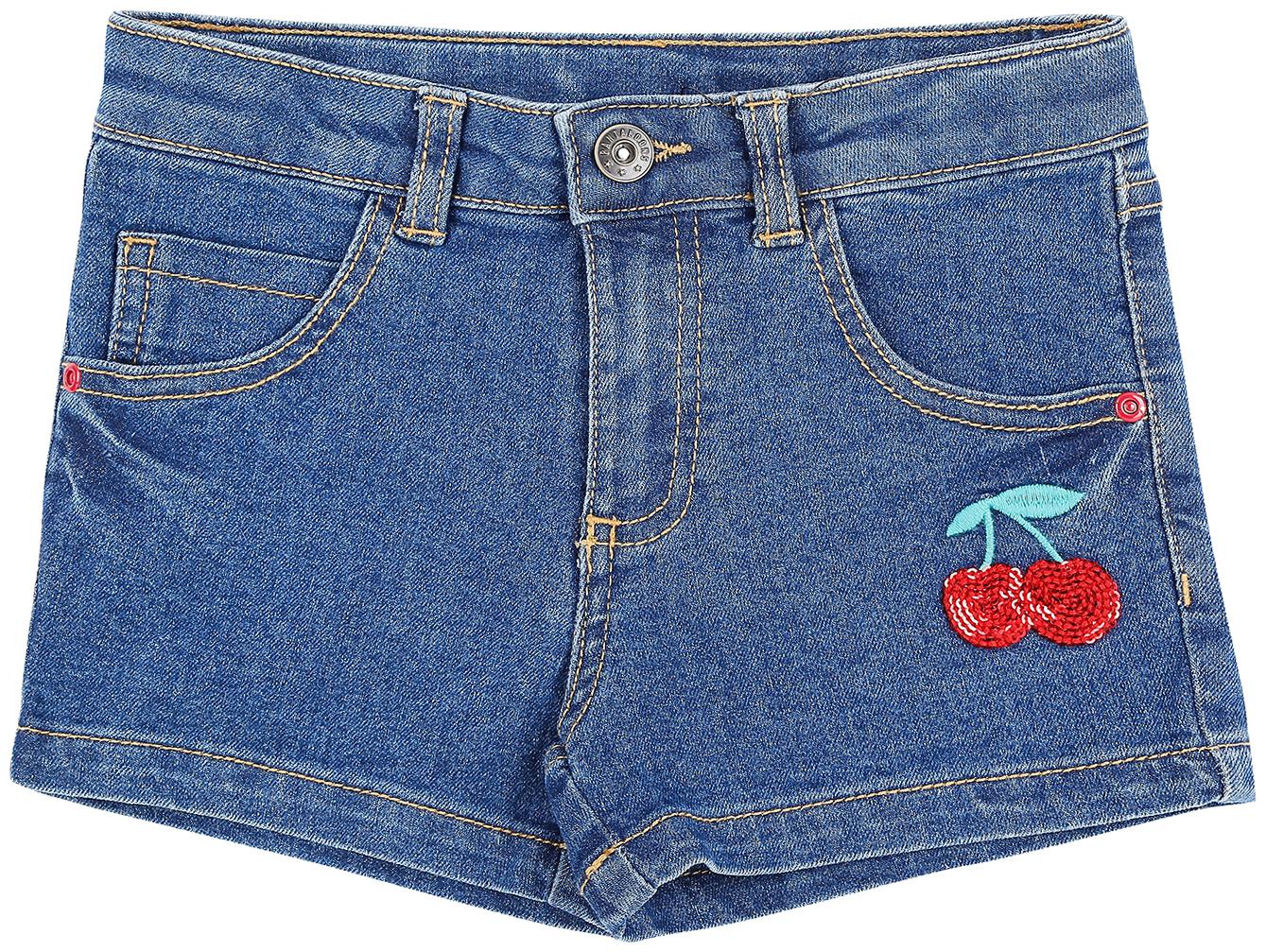 

Pantaloons Junior Girl Cotton Solid Regular shorts - Blue