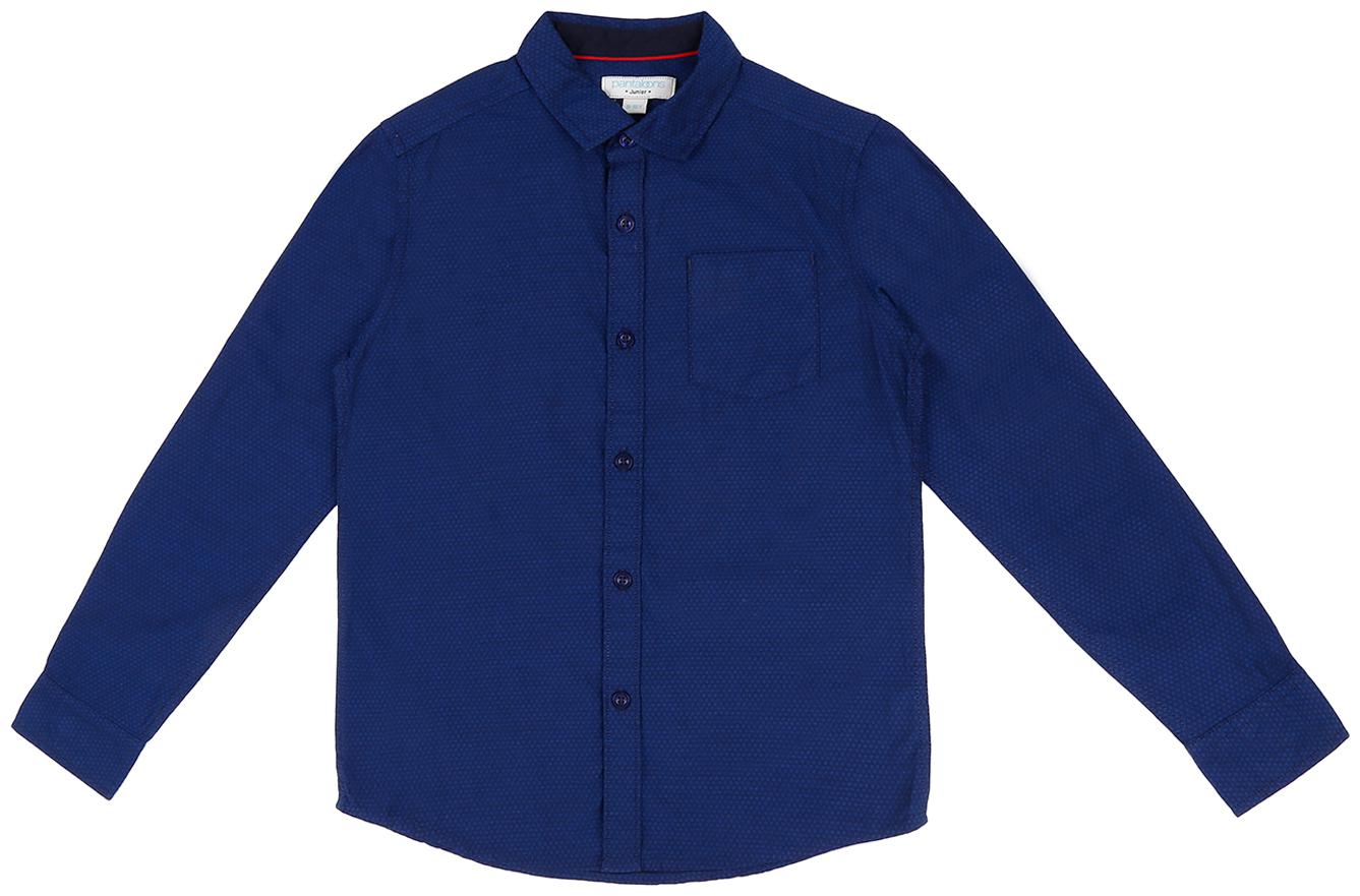 

Pantaloons Junior Boy Cotton Solid Shirt Blue