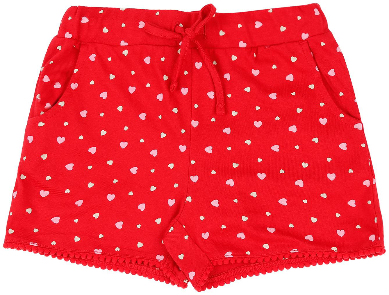 

Pantaloons Junior Girl Cotton Printed Regular shorts - Red