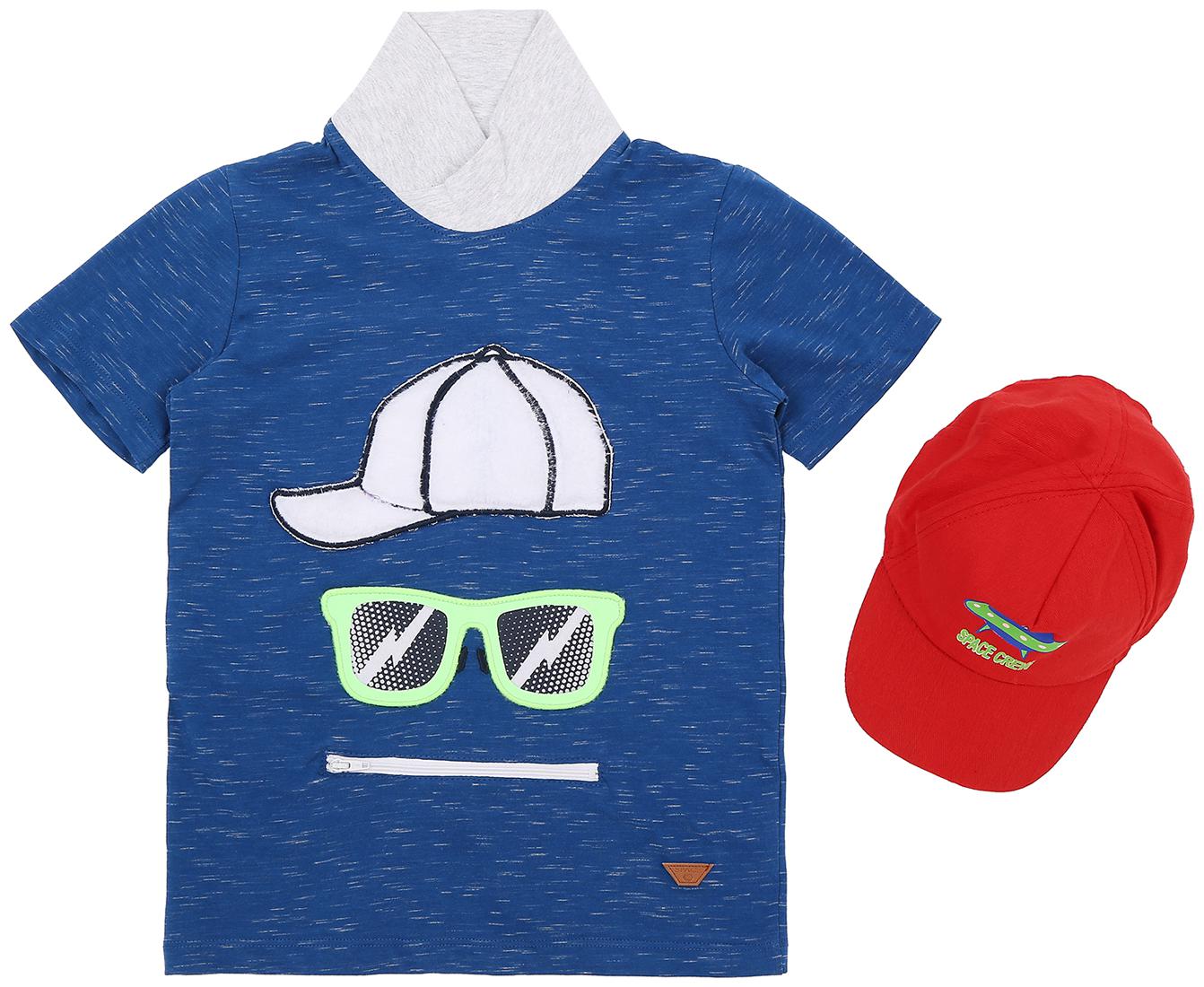 

Pantaloons Junior Boy Cotton Printed T-shirt - Blue