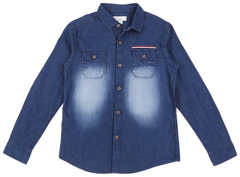 

Pantaloons Junior Boy Cotton Printed Shirt Blue