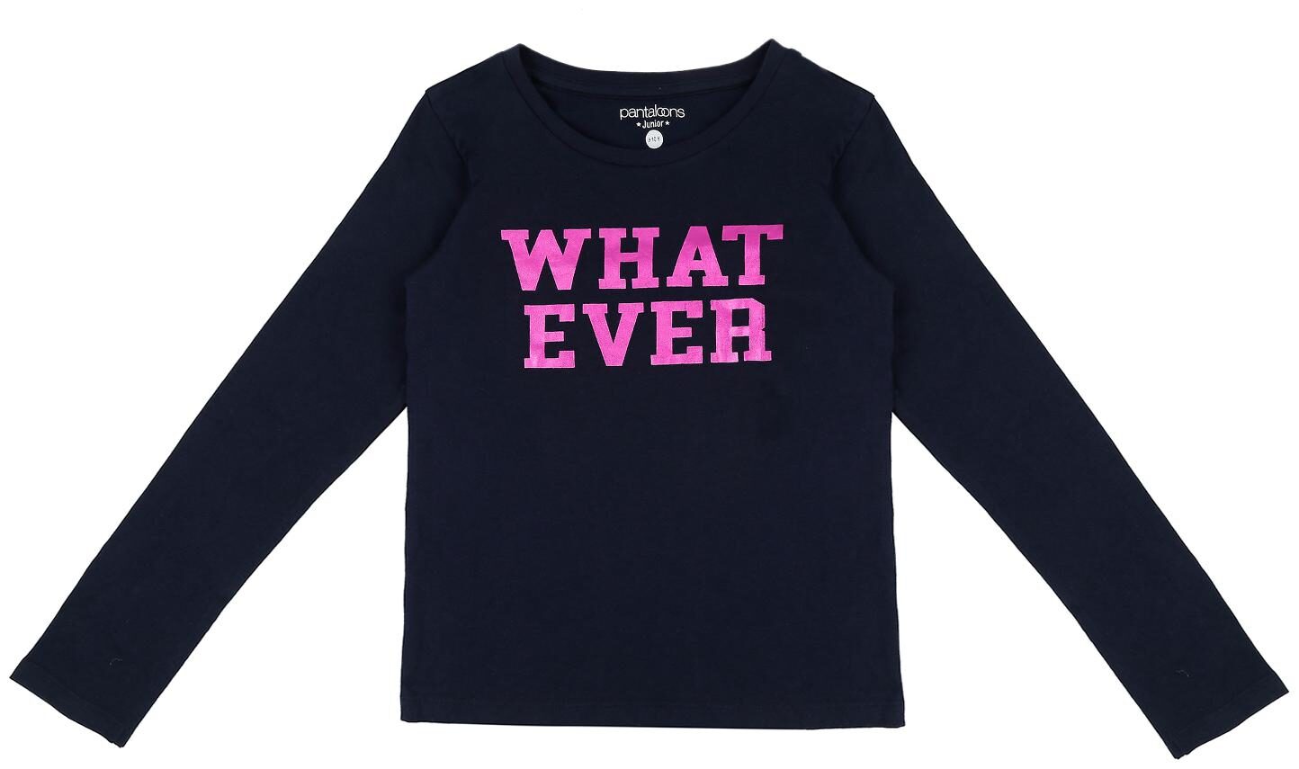 

Pantaloons Junior Girl Cotton Printed T shirt - Blue