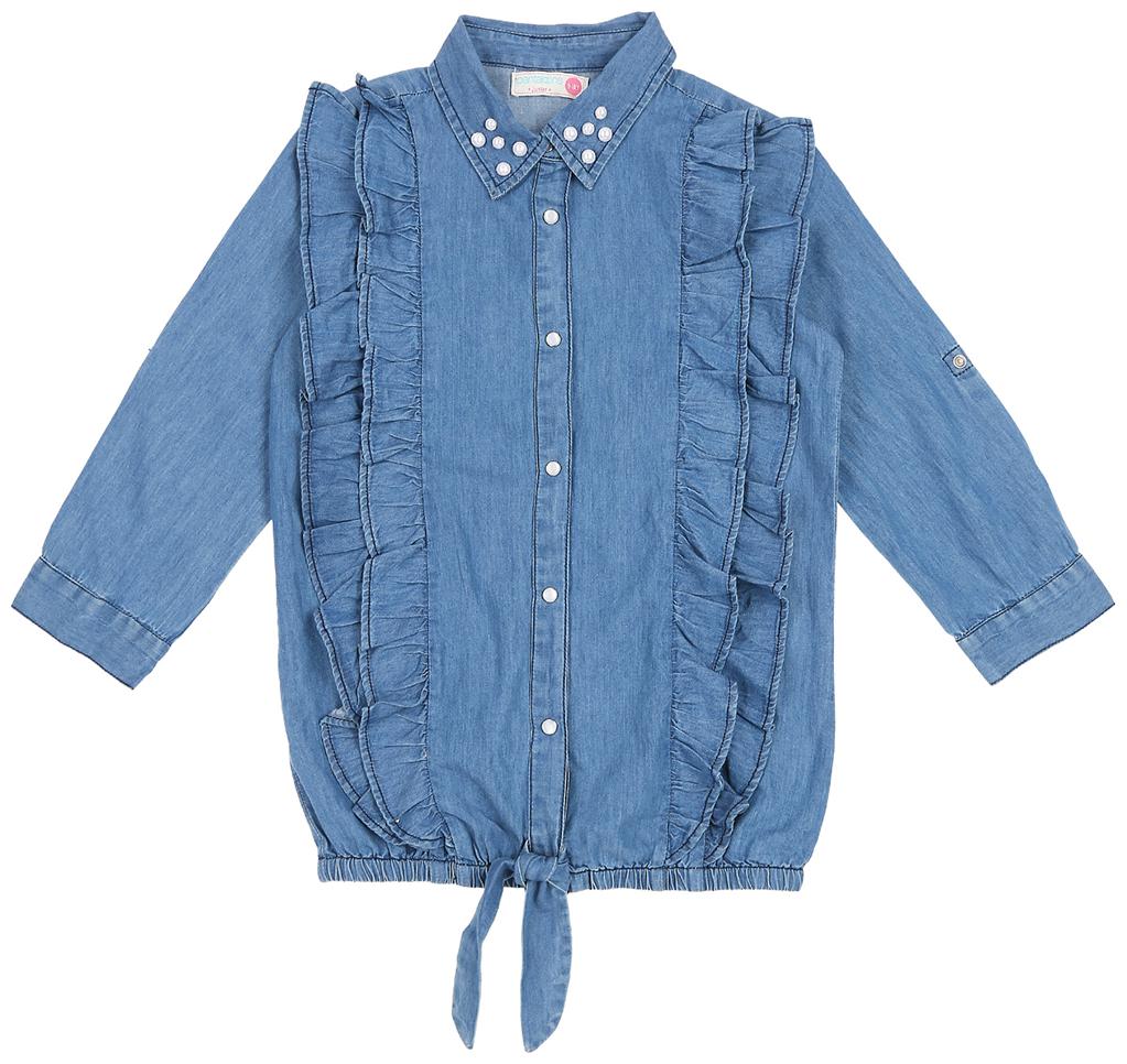 

Pantaloons Junior Girl Cotton Solid Top - Blue