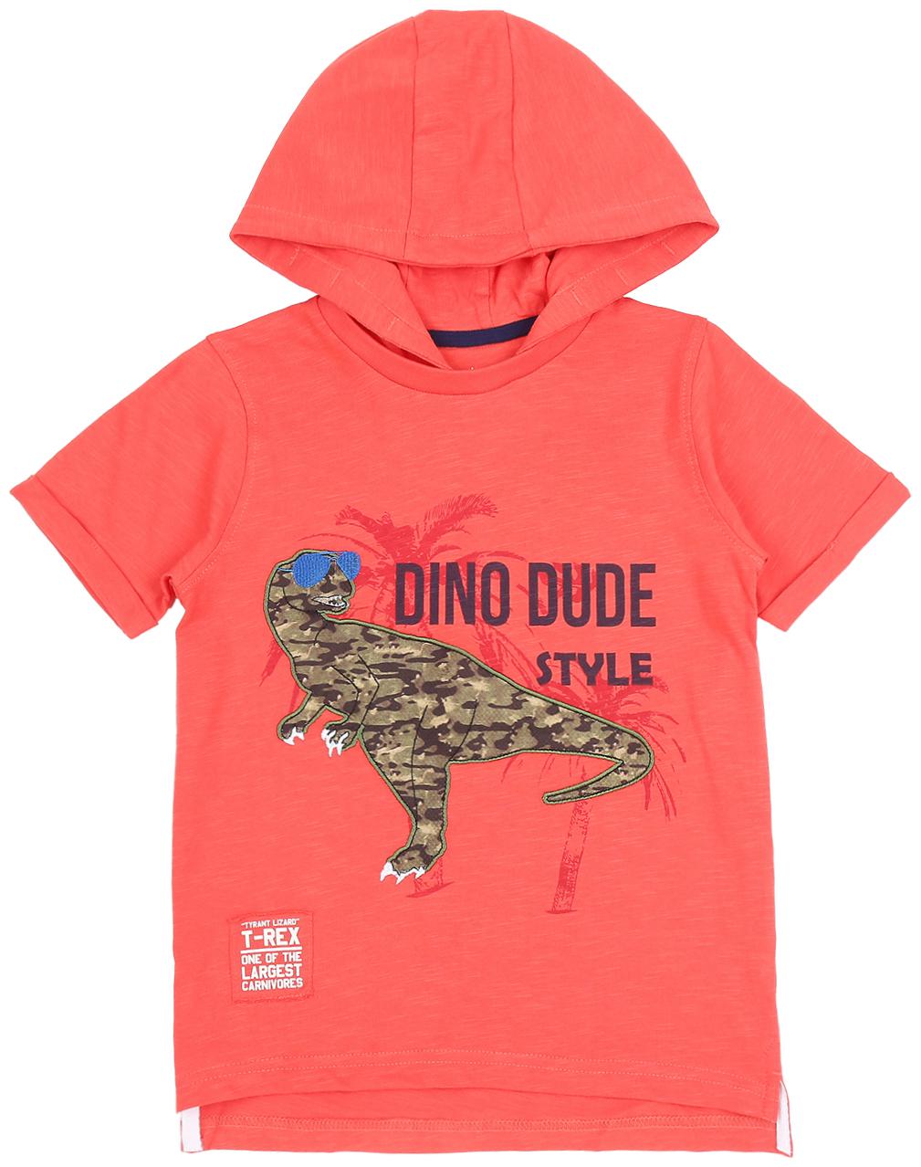

Pantaloons Junior Boy Cotton Printed T-shirt - Orange