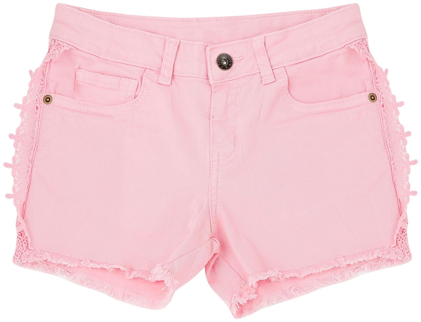 

Pantaloons Junior Girl Cotton Solid Regular shorts - Pink