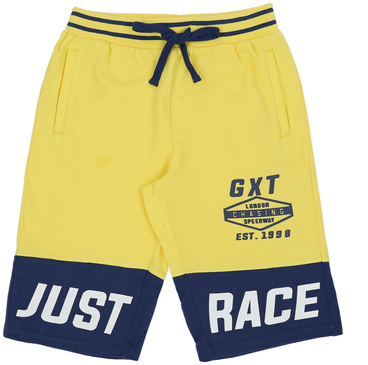 

Pantaloons Junior Boy Printed Shorts 3 4ths - Yellow
