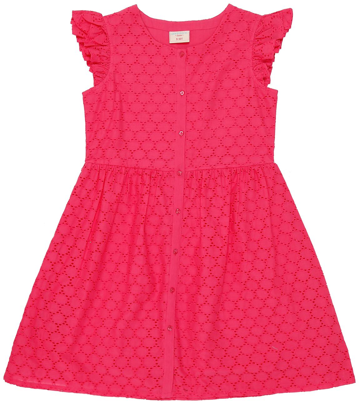 

Pantaloons Junior Pink Cotton Sleeveless Knee Length Princess Frock ( Pack of 1 )