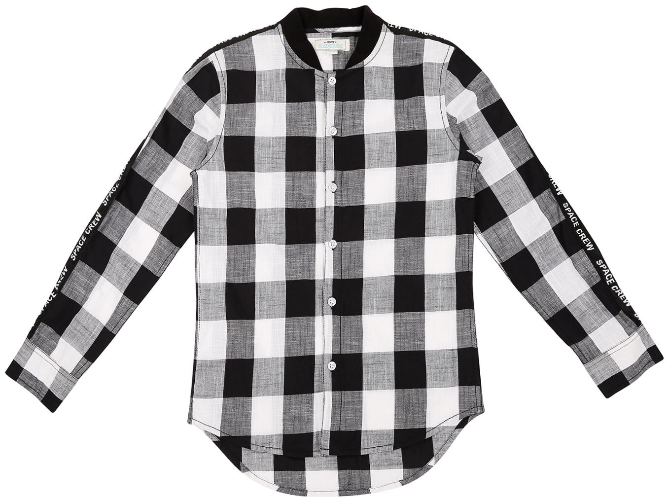 

Pantaloons Junior Boy Cotton Checked Shirt White