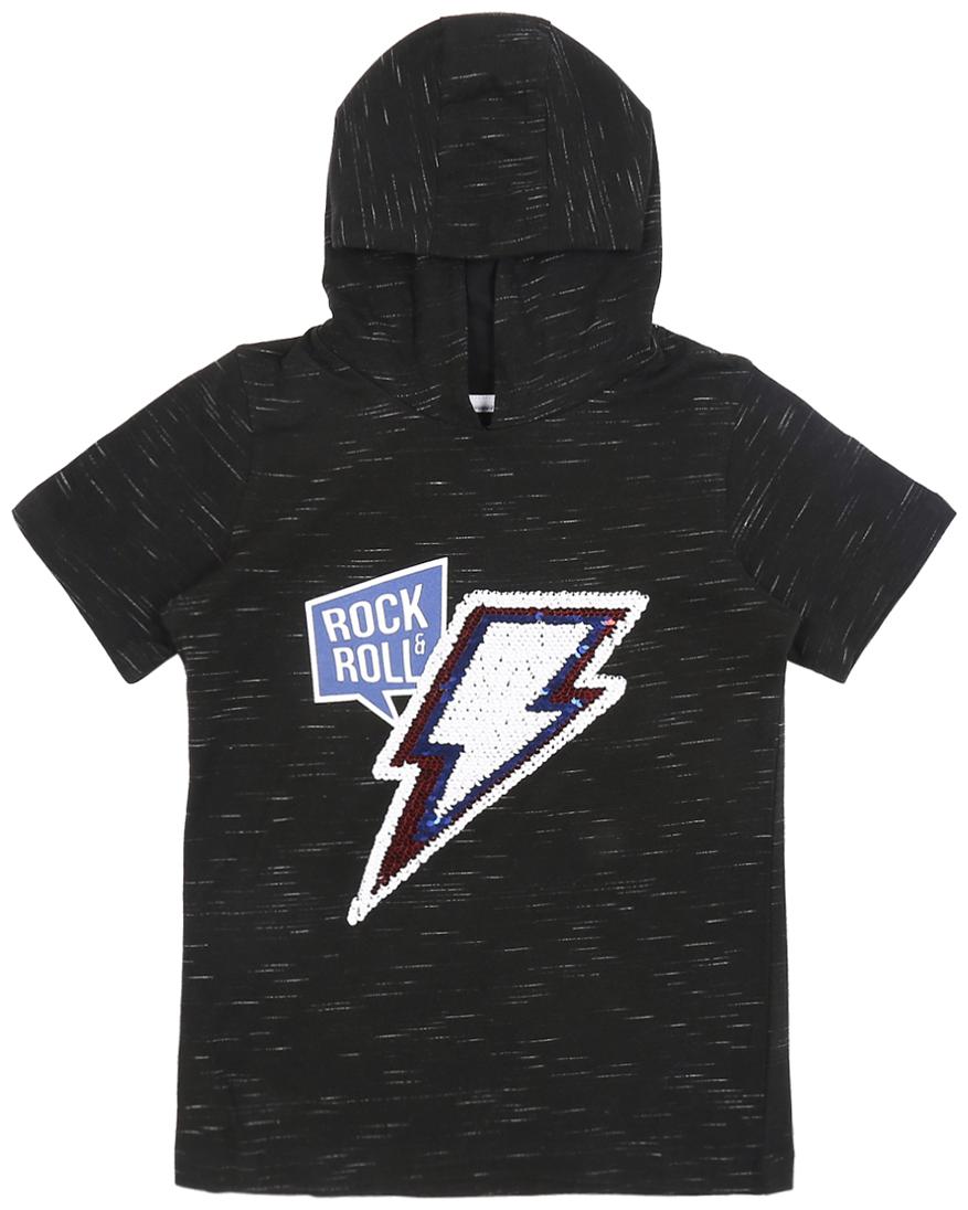 

Pantaloons Junior Boy Cotton Printed T-shirt - Black