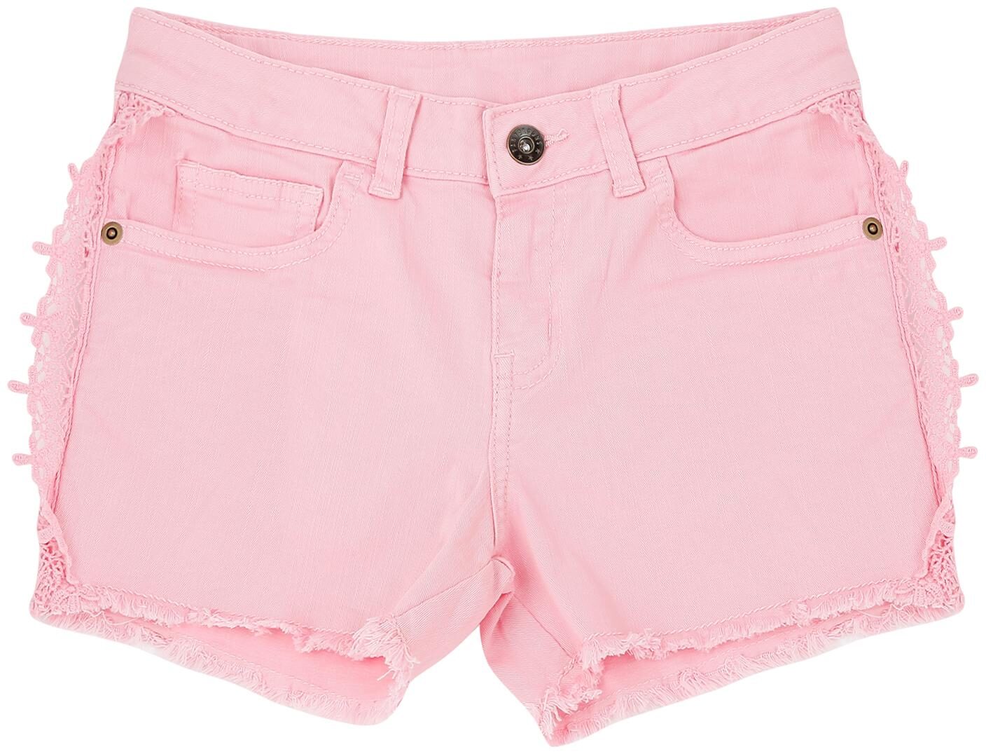 

Pantaloons Junior Girl Cotton Solid Regular shorts - Pink