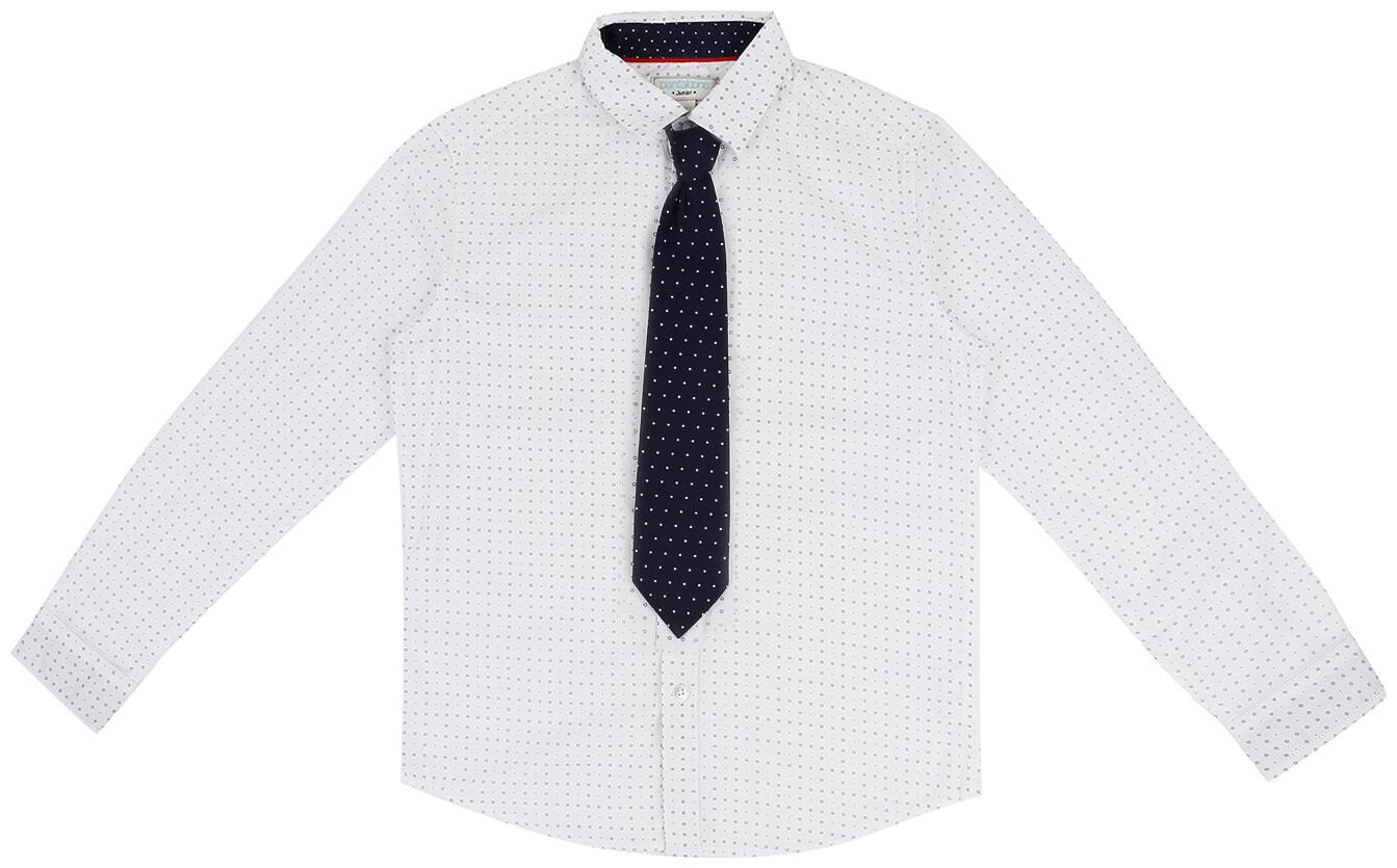 

Pantaloons Junior Boy Cotton Printed Shirt White