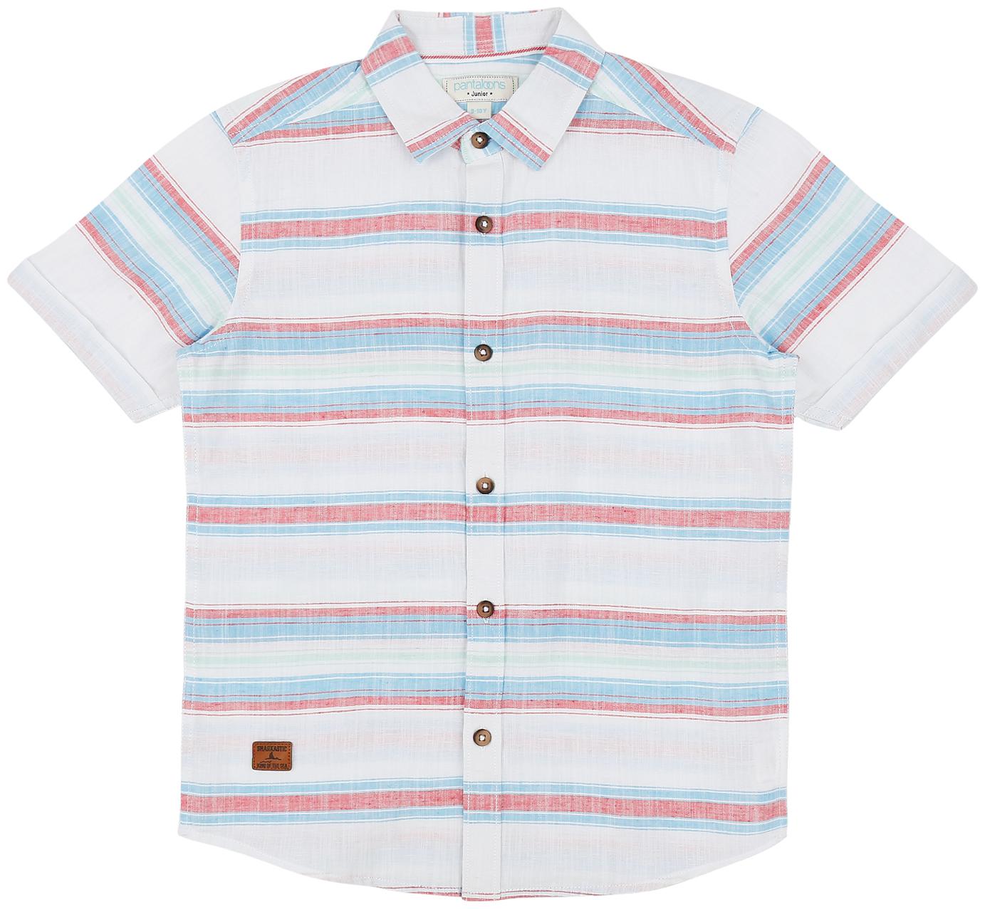 

Pantaloons Junior Boy Cotton Striped Shirt Multi