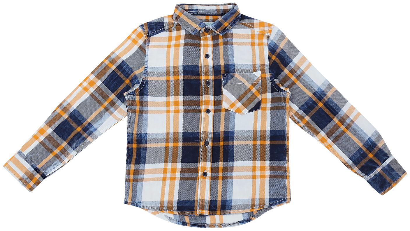 

Pantaloons Junior Boy Cotton Checked Shirt Orange