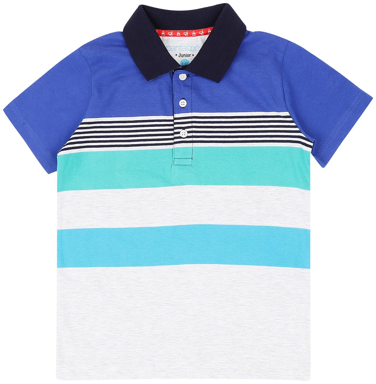

Pantaloons Junior Boy Cotton Striped T-shirt - Grey