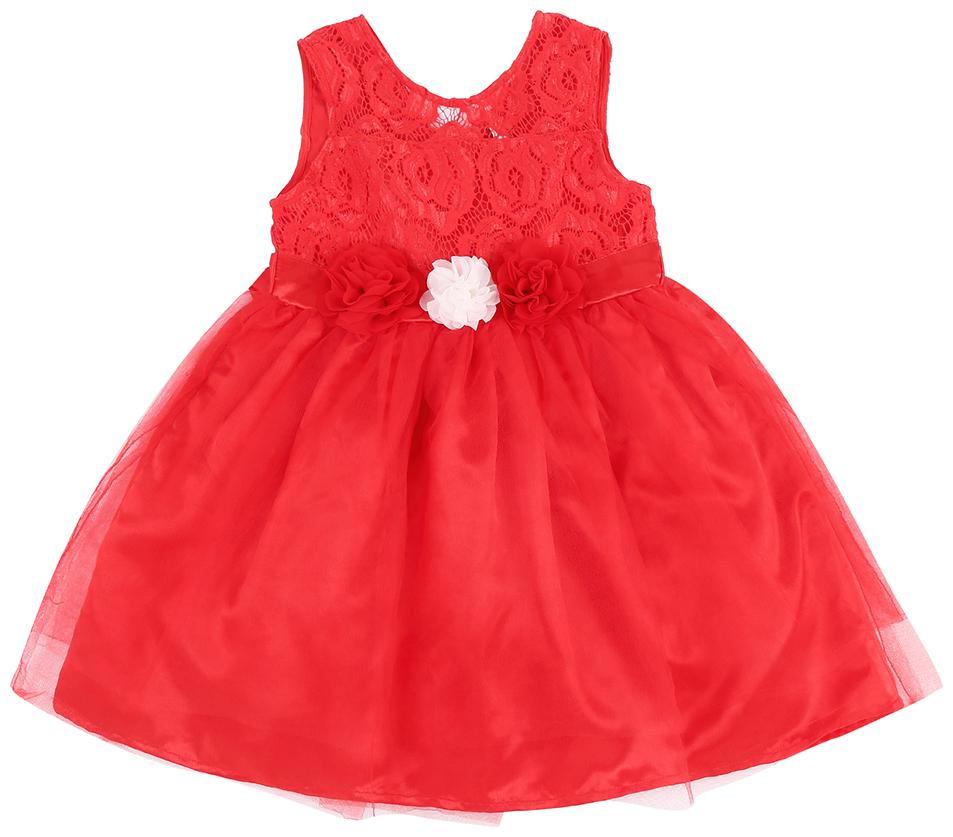 

Pantaloons Junior Red Polyester Sleeveless Knee Length Princess Frock ( Pack of 1 )