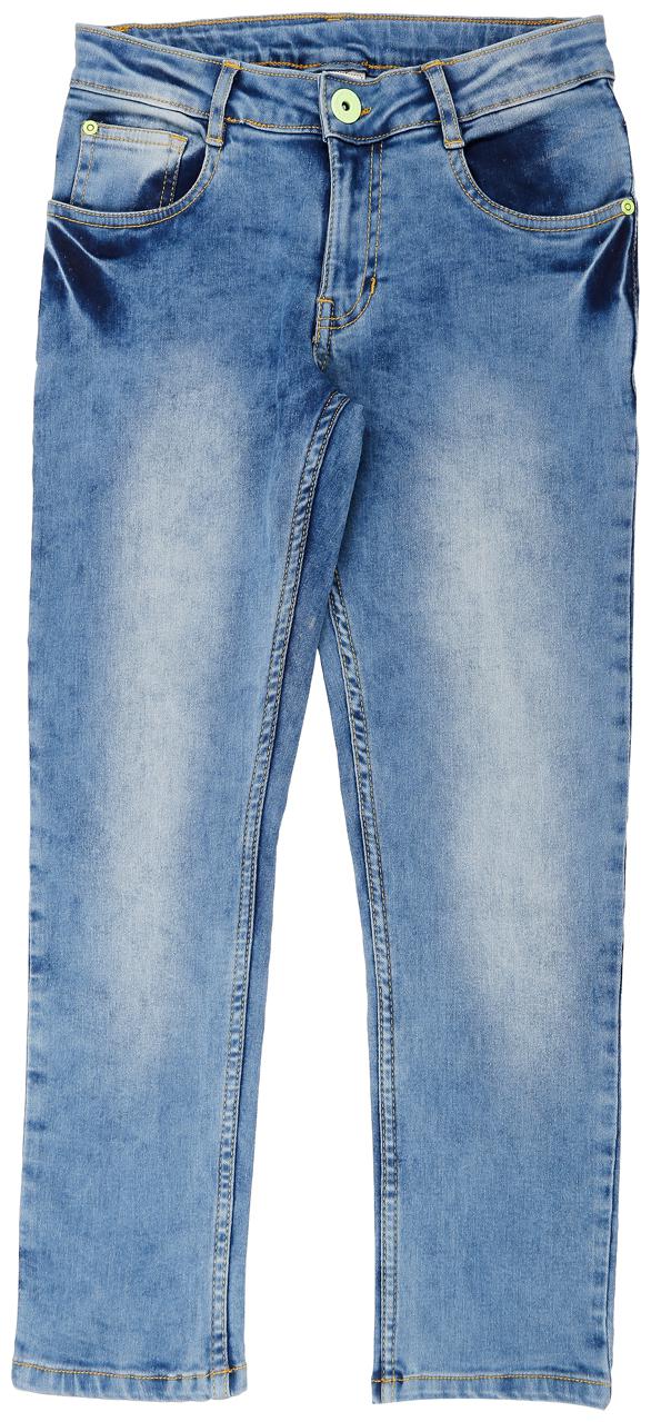 

Pantaloons Junior Cotton Blend Solid Distressed For Boy Color Blue