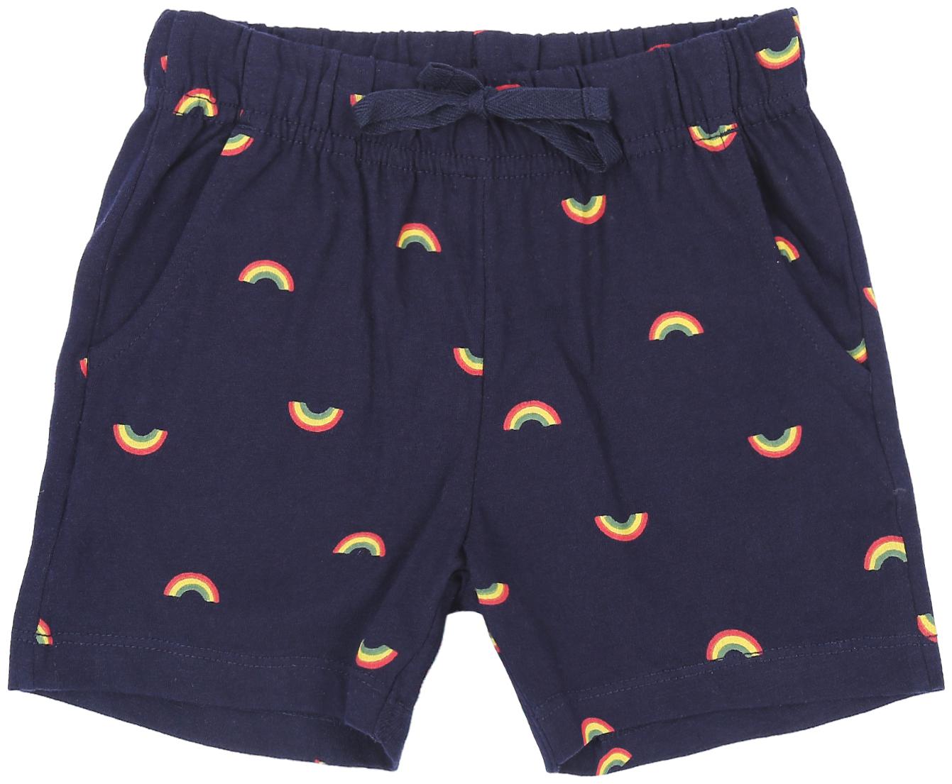 

Pantaloons Junior Girl Cotton Printed Regular shorts - Blue