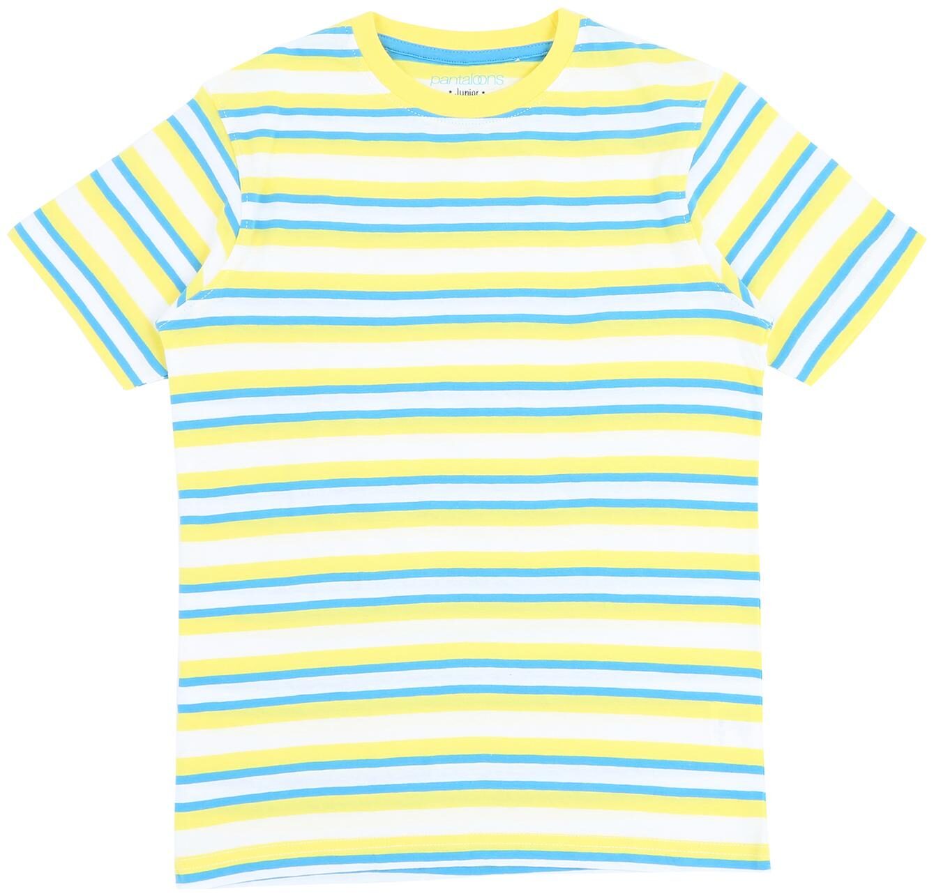 

Pantaloons Junior Boy Cotton Striped T-shirt - Multi