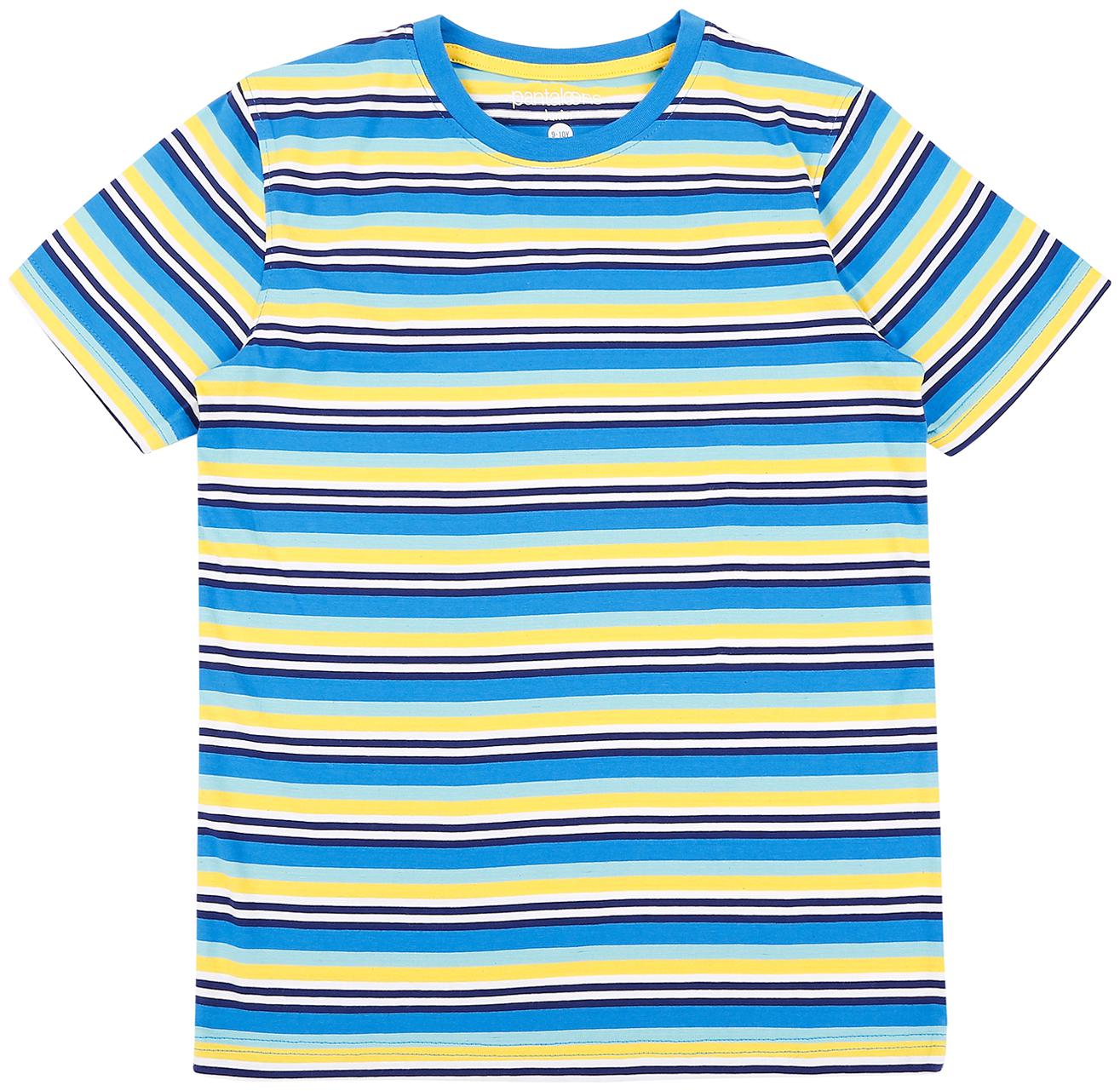 

Pantaloons Junior Boy Cotton Striped T-shirt - Multi