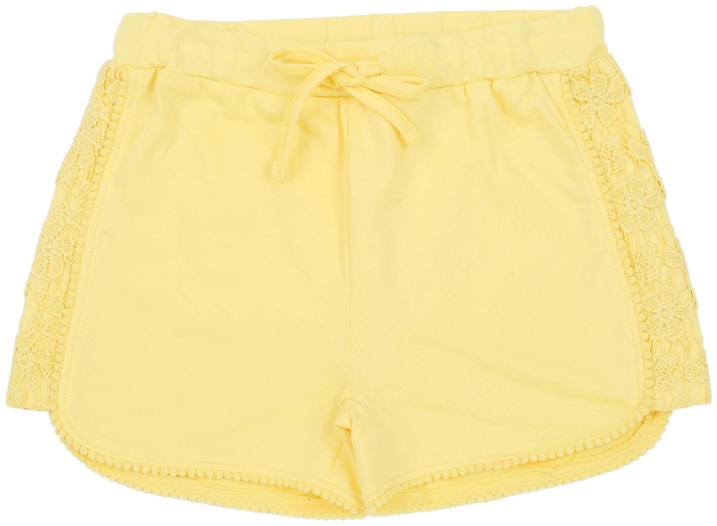 

Pantaloons Junior Girl Cotton Solid Regular shorts - Yellow