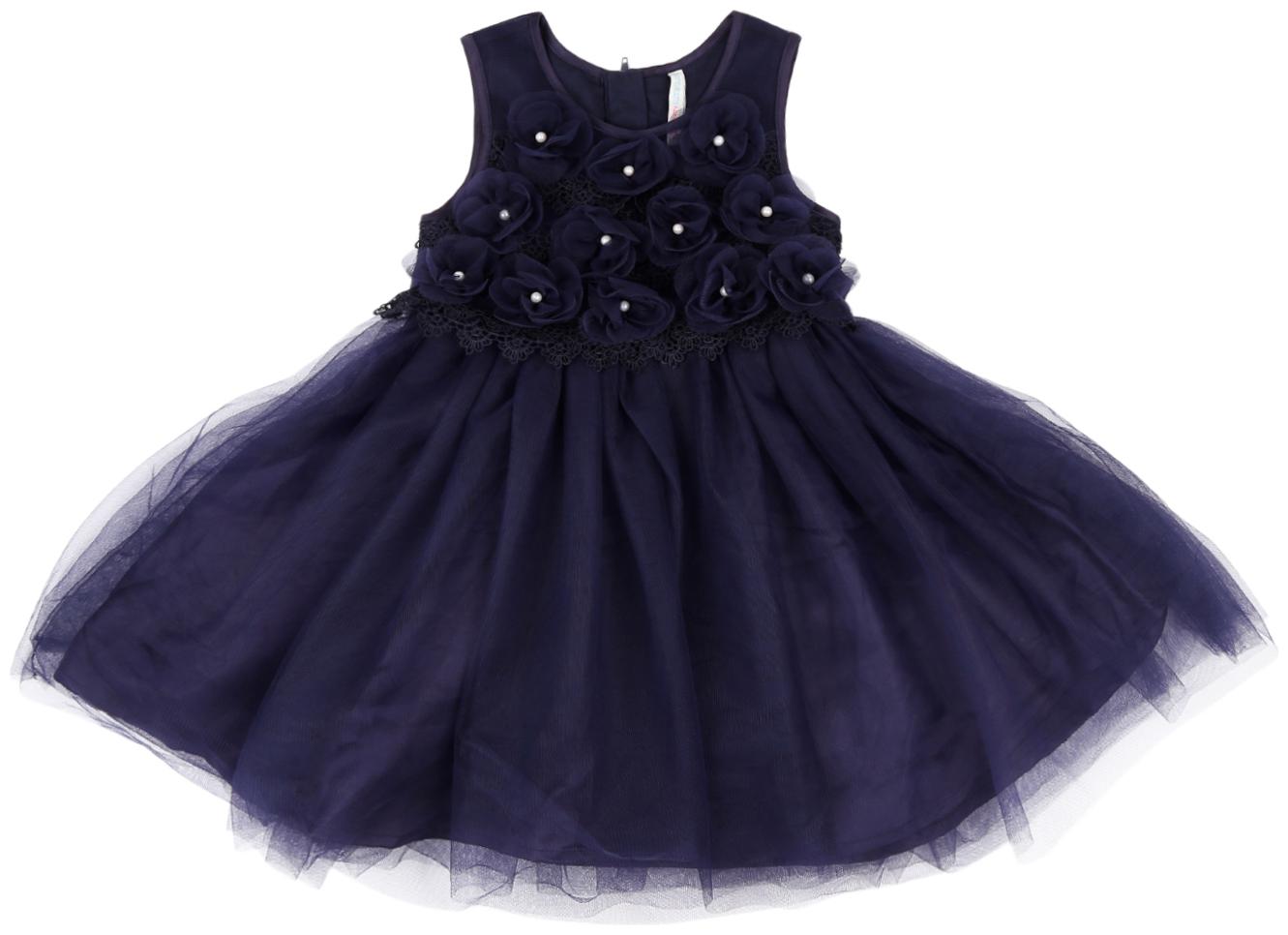 

Pantaloons Junior Blue Polyester Sleeveless Knee Length Princess Frock ( Pack of 1 )