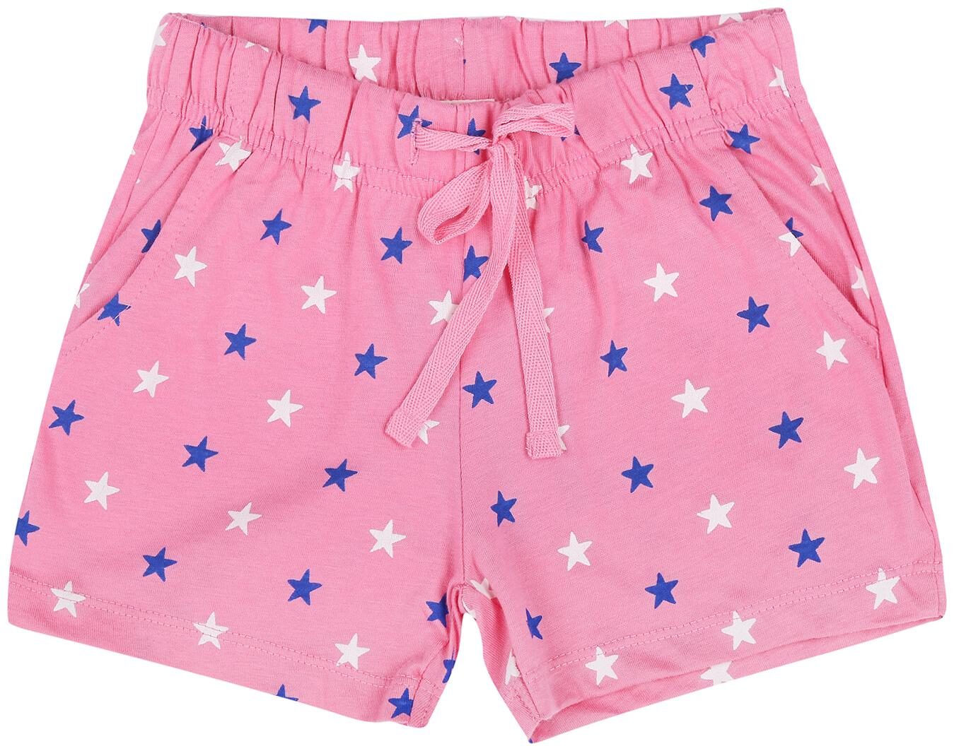 

Pantaloons Junior Girl Cotton Printed Regular shorts - Pink