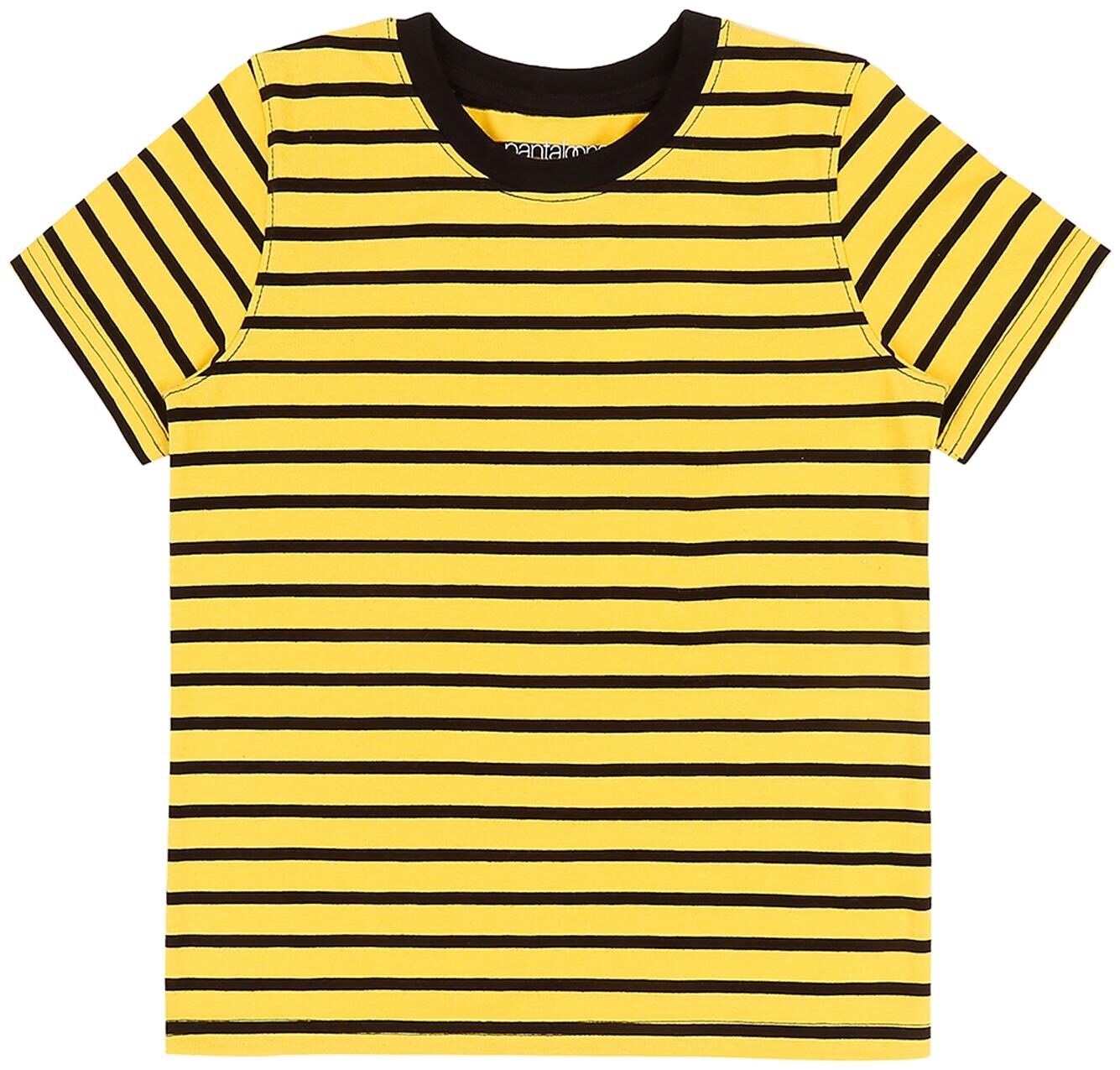 

Pantaloons Junior Boy Cotton Striped T-shirt - Yellow