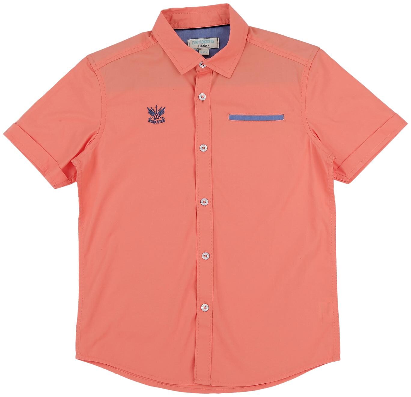 

Pantaloons Junior Boy Cotton Solid Shirt Orange