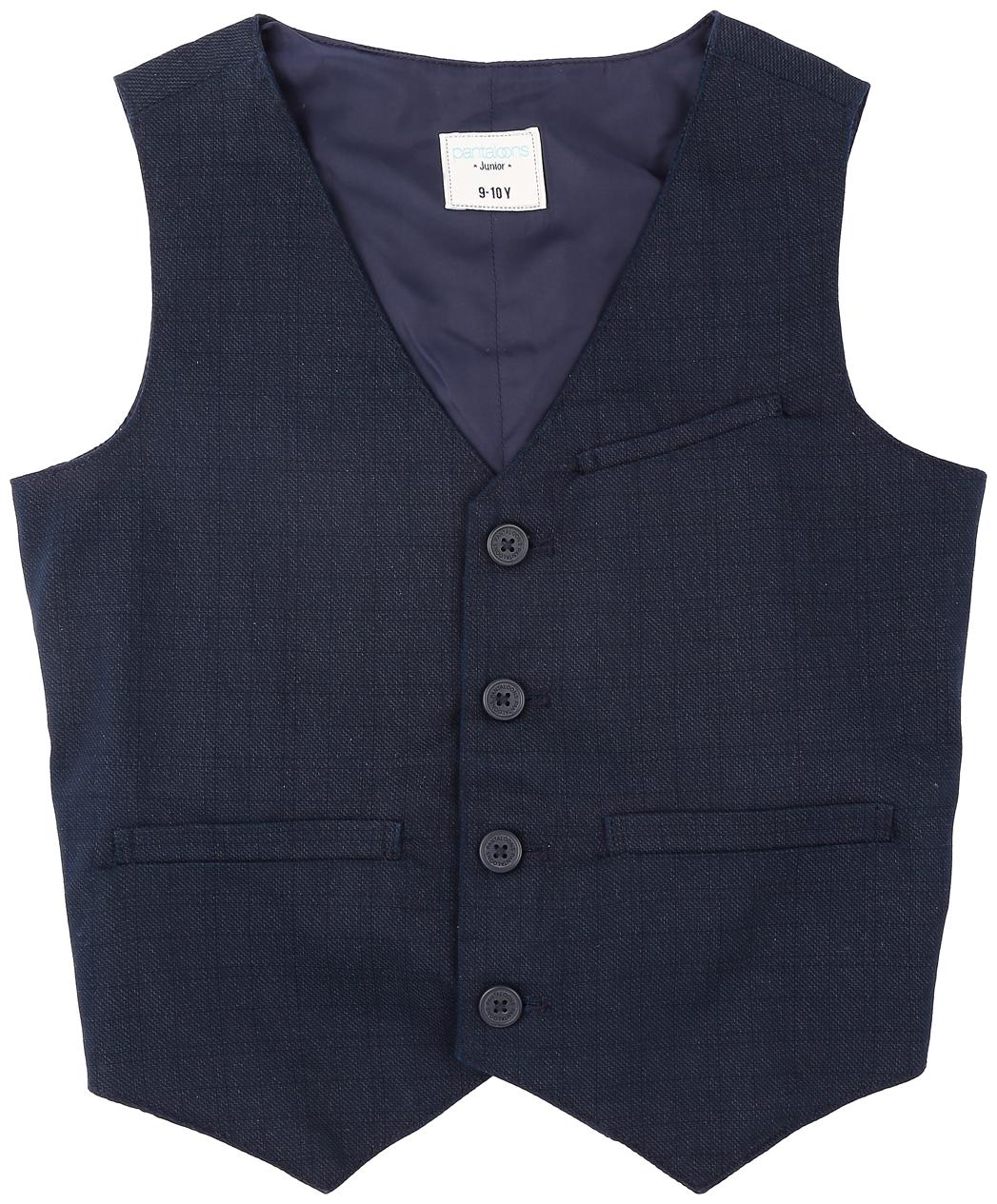 

Pantaloons Junior Boy Cotton blend Solid Shirt Blue