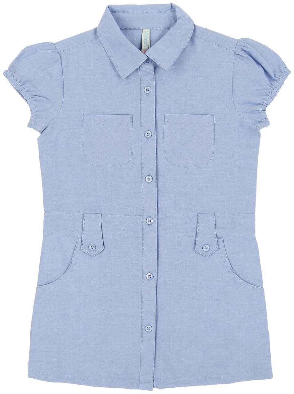 

Pantaloons Junior Girl Cotton Solid Top - Blue