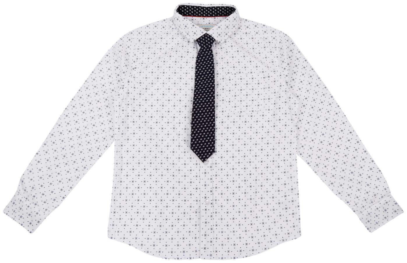

Pantaloons Junior Boy Cotton Printed Shirt White