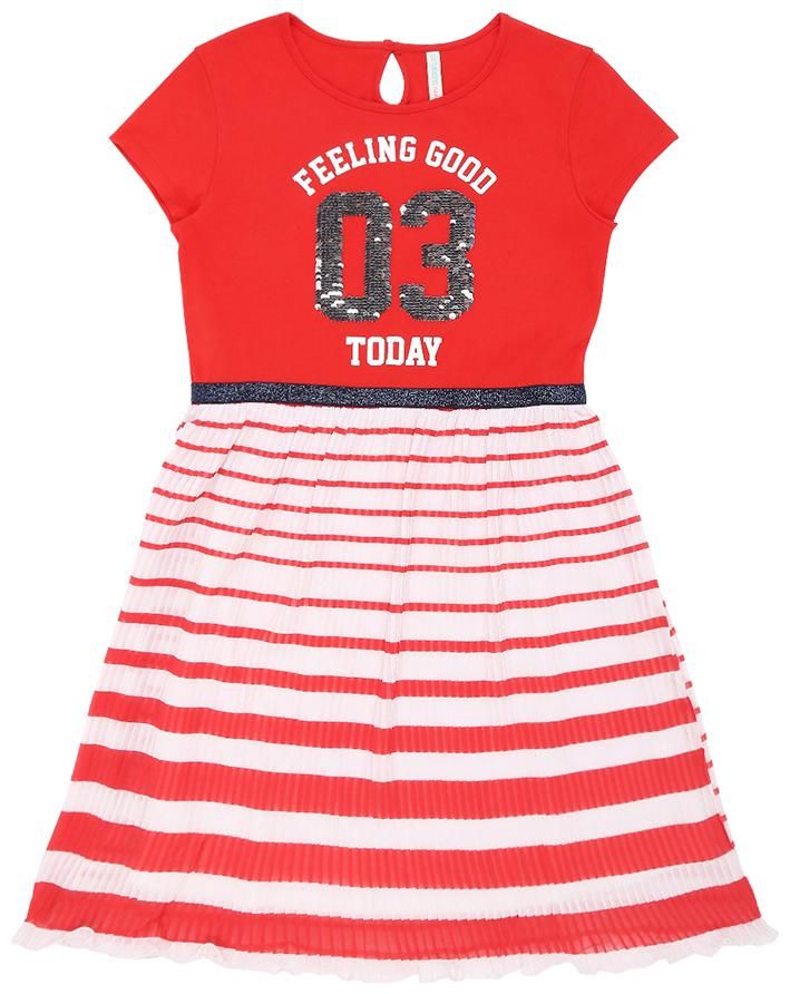

Pantaloons Junior Red Cotton Short Sleeves Knee Length Princess Frock ( Pack of 1 )