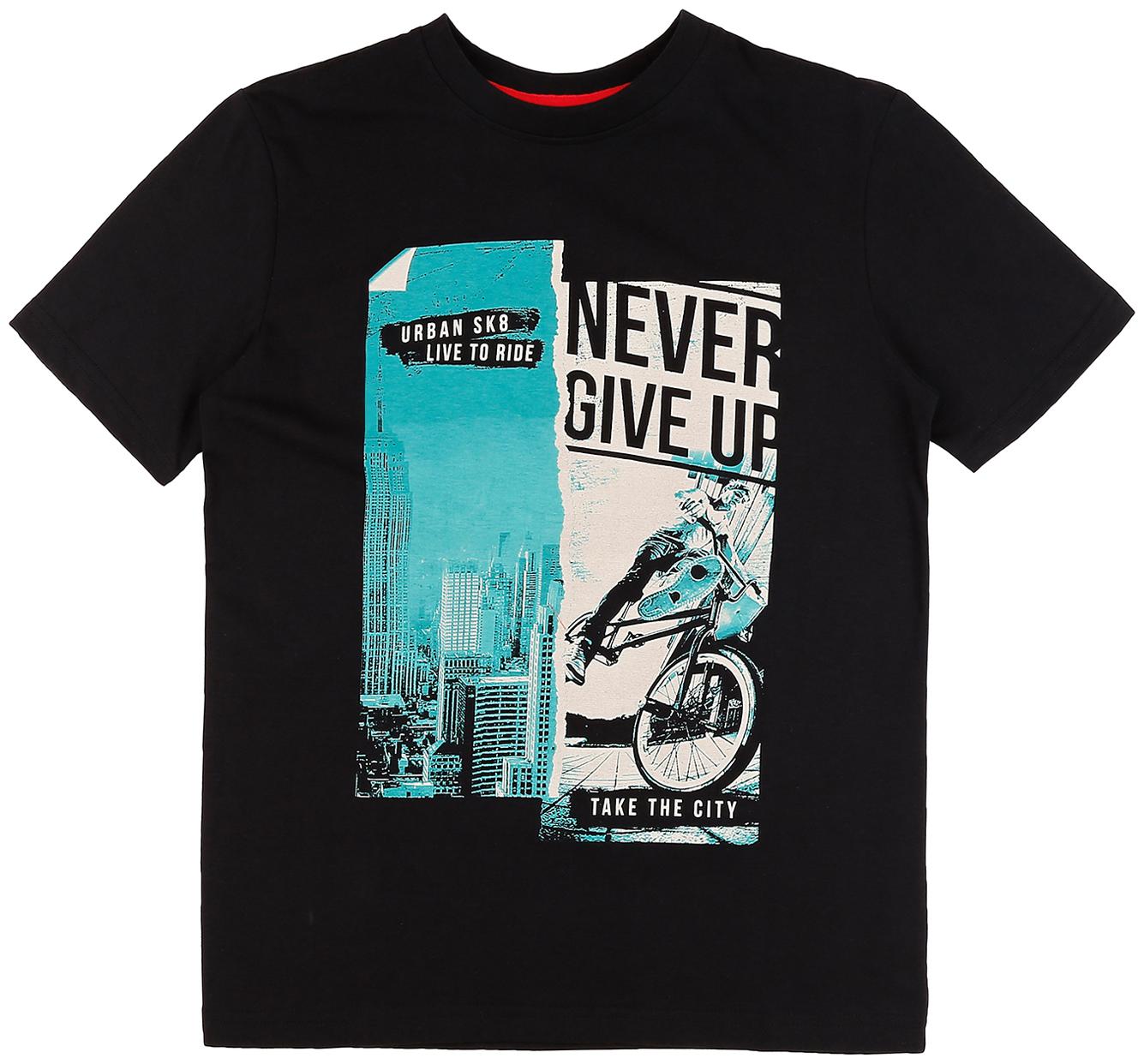

Pantaloons Junior Boy Cotton Printed T-shirt - Black