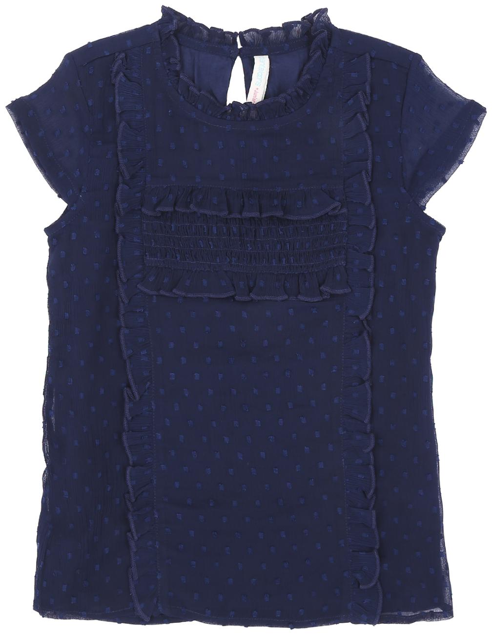 

Pantaloons Junior Girl Cotton Printed Top - Blue
