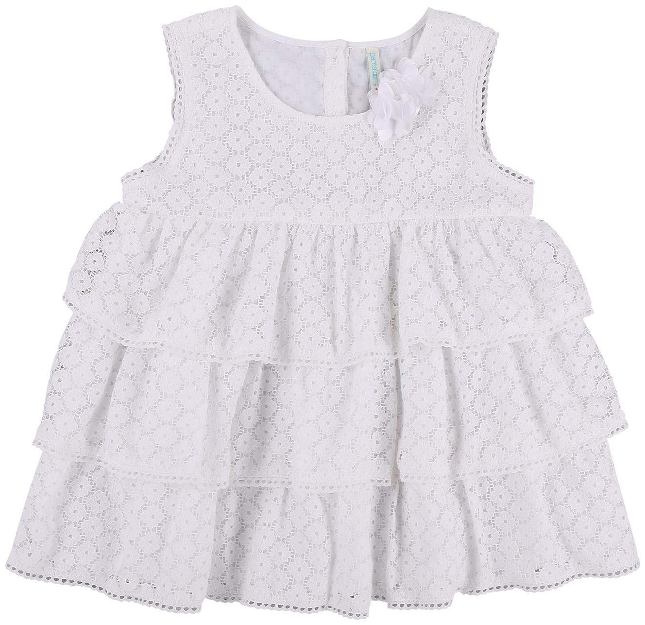 

Pantaloons Junior Girl Polyester Printed Top - White