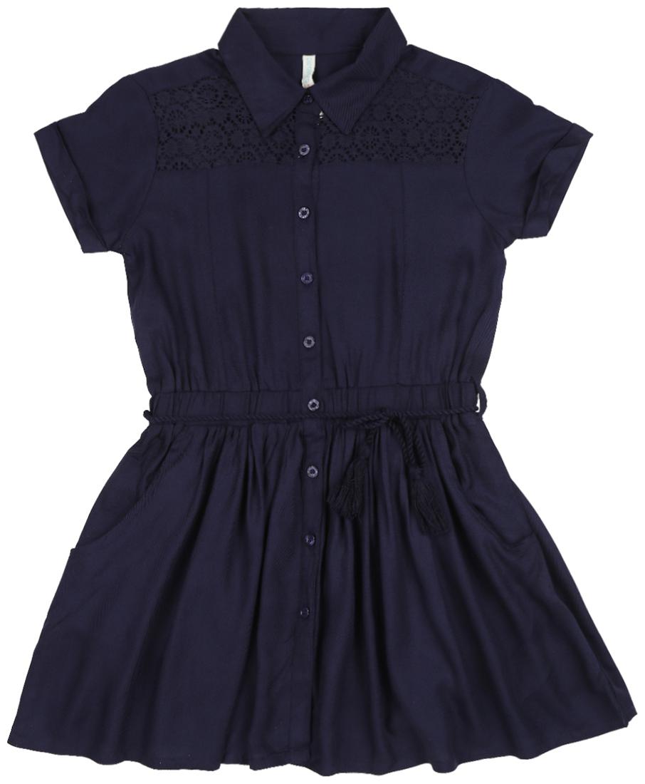 

Pantaloons Junior Girl Rayon Solid Top - Blue