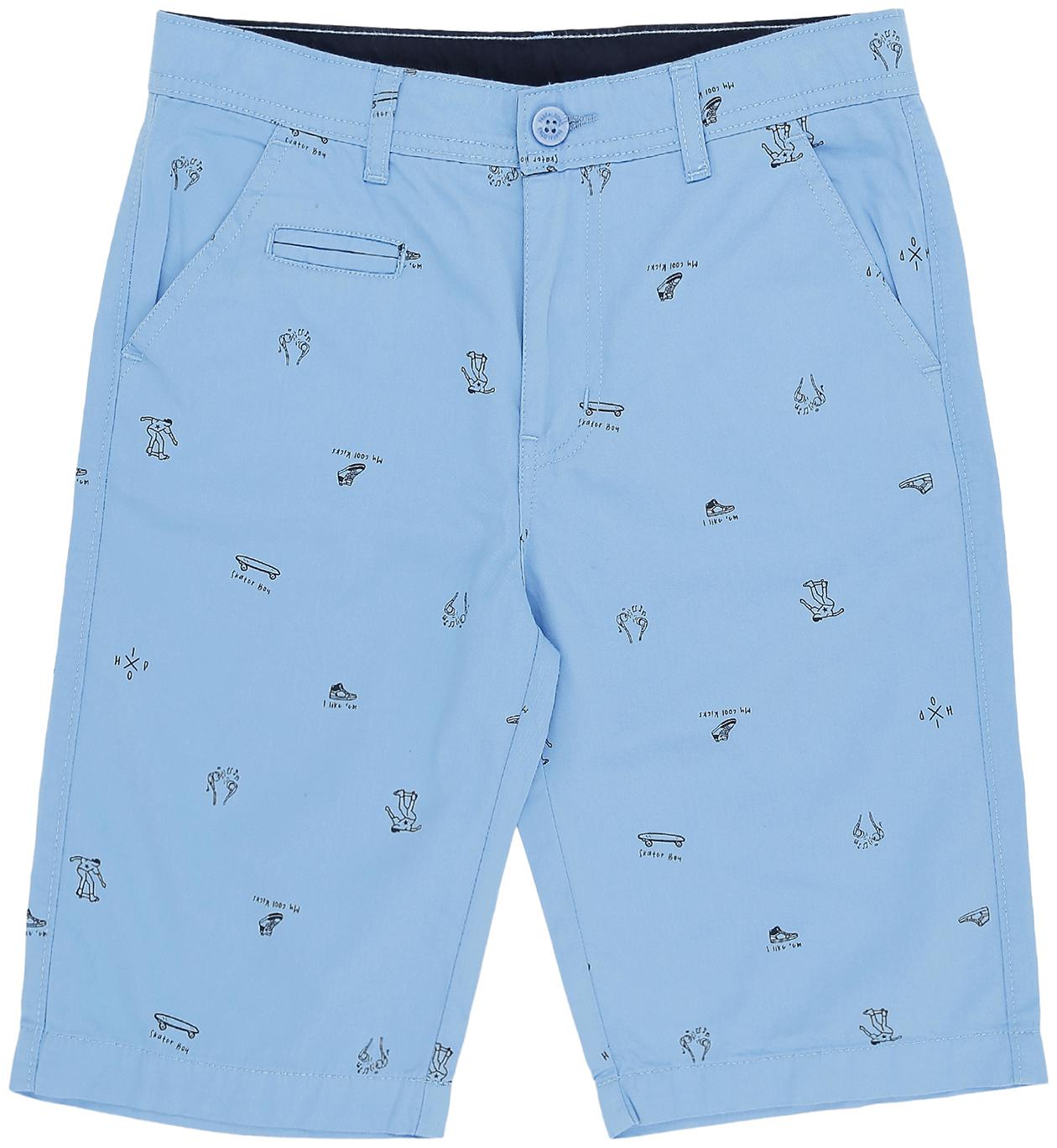 

Pantaloons Junior Boy Printed Shorts 3 4ths - Blue