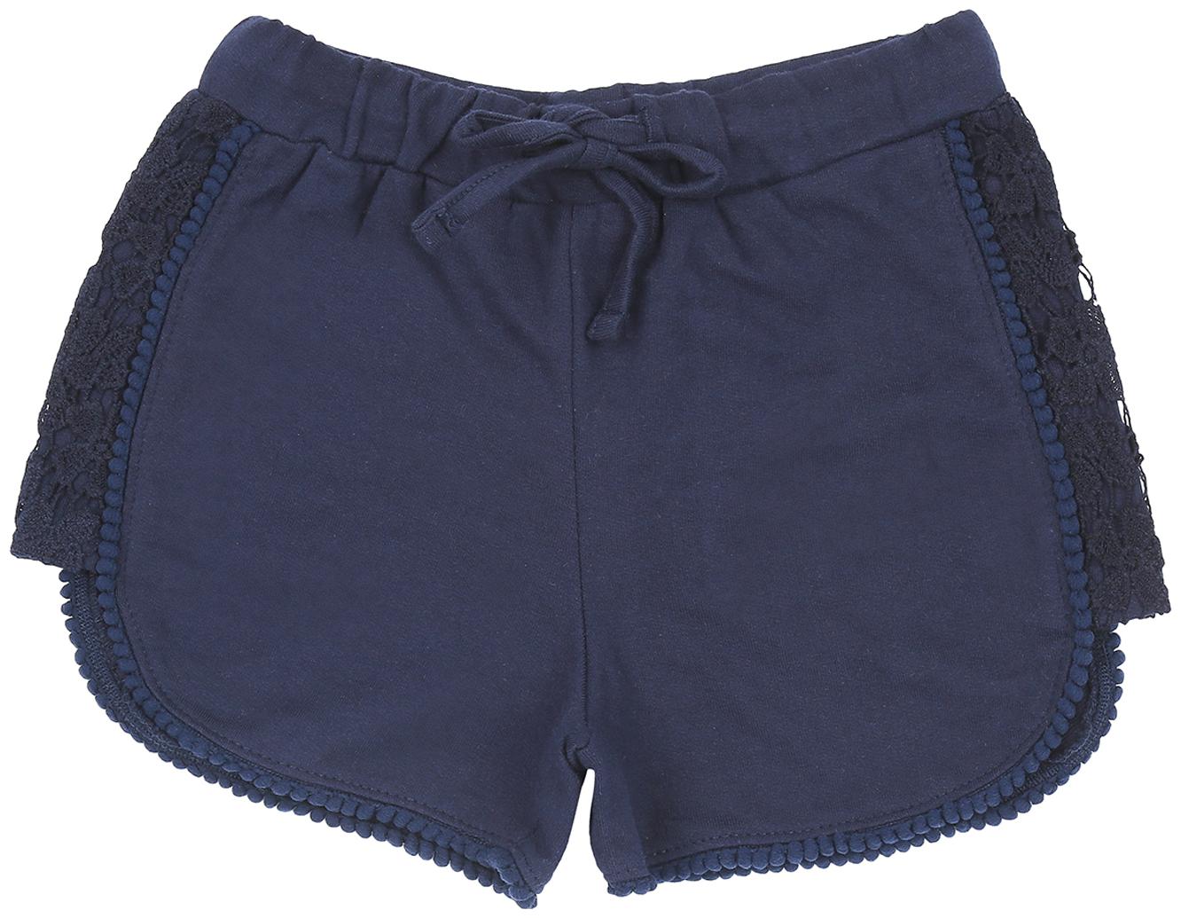 

Pantaloons Junior Girl Cotton Solid Regular shorts - Blue